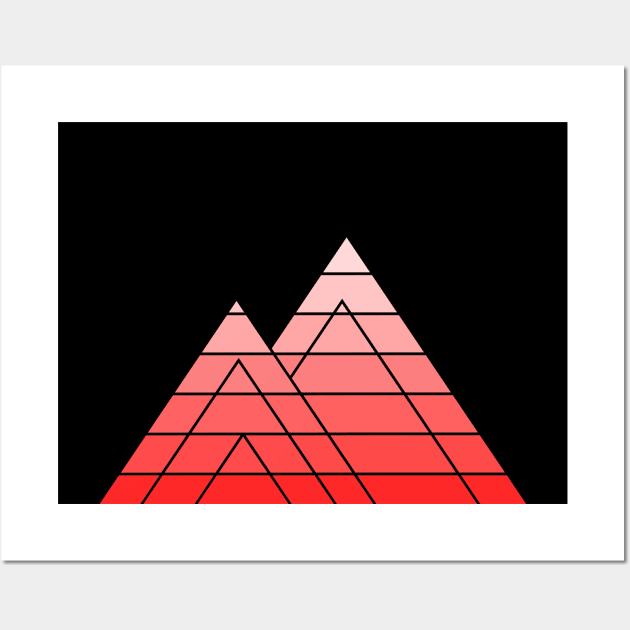 Mountain of Triangles Wall Art by DiegoCarvalho